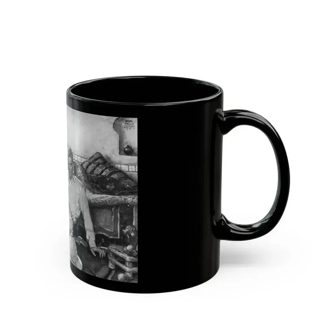 Desert Passion, Liberty magazine, September 25, 1937 - Black Coffee Mug - Go Mug Yourself