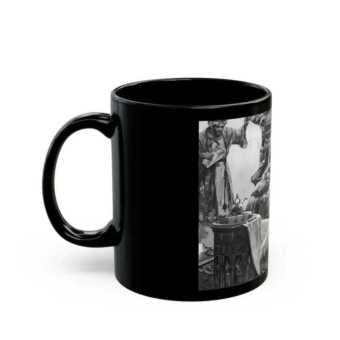 Desert Passion, Liberty magazine, September 25, 1937 - Black Coffee Mug - Go Mug Yourself