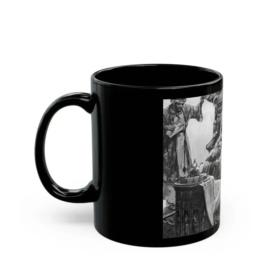 Desert Passion, Liberty magazine, September 25, 1937 - Black Coffee Mug - Go Mug Yourself