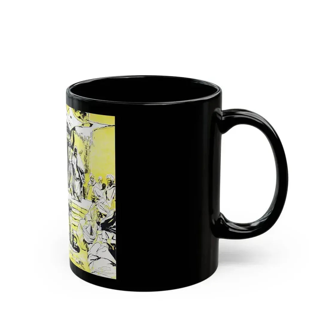 Desert Waif, Bluebook Magazine, February 1953 - Black Coffee Mug - Go Mug Yourself