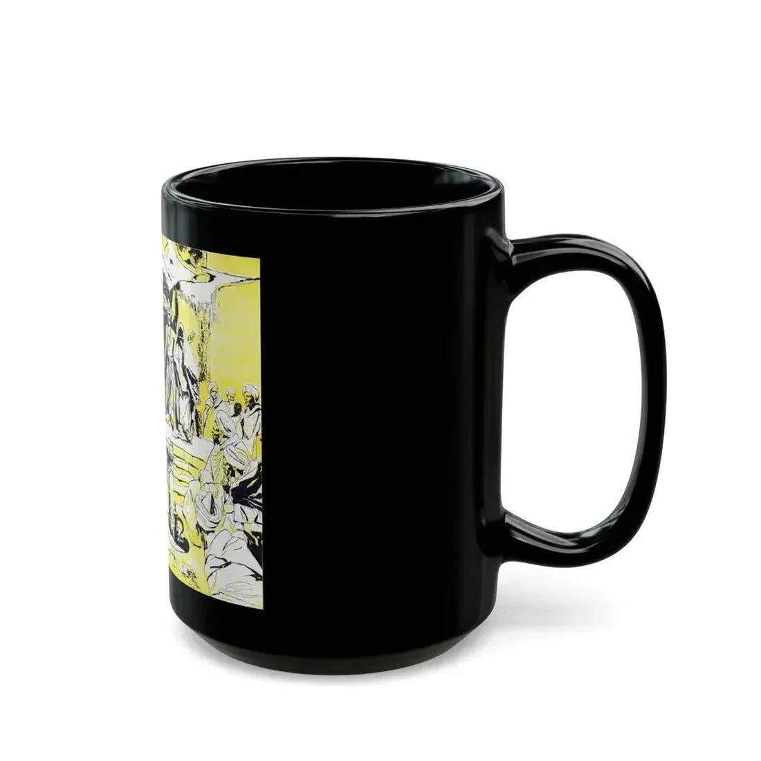 Desert Waif, Bluebook Magazine, February 1953 - Black Coffee Mug - Go Mug Yourself