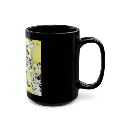 Desert Waif, Bluebook Magazine, February 1953 - Black Coffee Mug - Go Mug Yourself