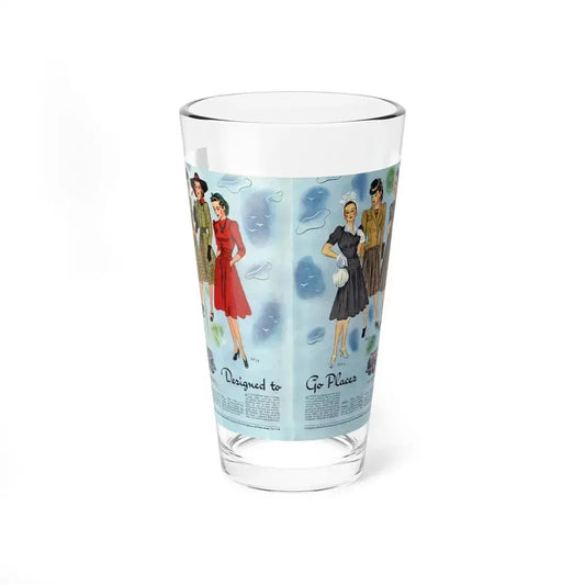 Designed to Go Places, Woman's Home Companion, April 1940 - Pint Glass 16oz 16oz - Go Mug Yourself