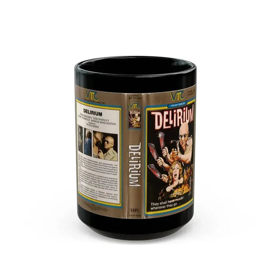 DESLIRIUM (VHS COVER) - Black Coffee Mug 15oz - Go Mug Yourself