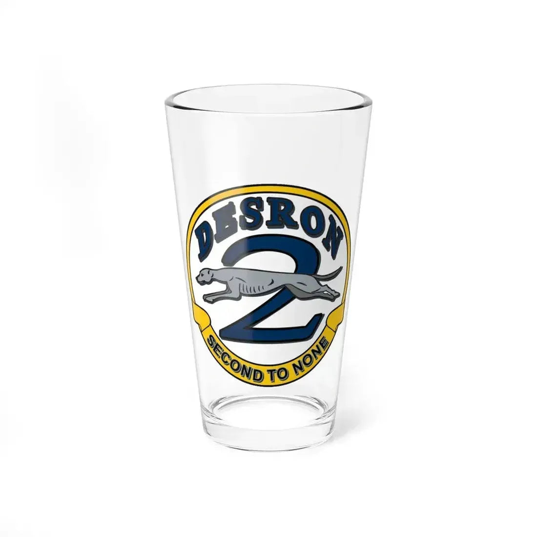 Desron 2 Second to none (U.S. Navy) Pint Glass 16oz 16oz - Go Mug Yourself