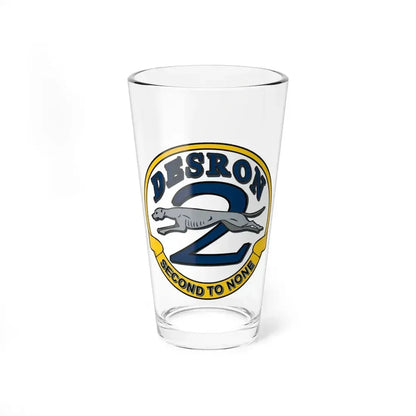 Desron 2 Second to none (U.S. Navy) Pint Glass 16oz 16oz - Go Mug Yourself