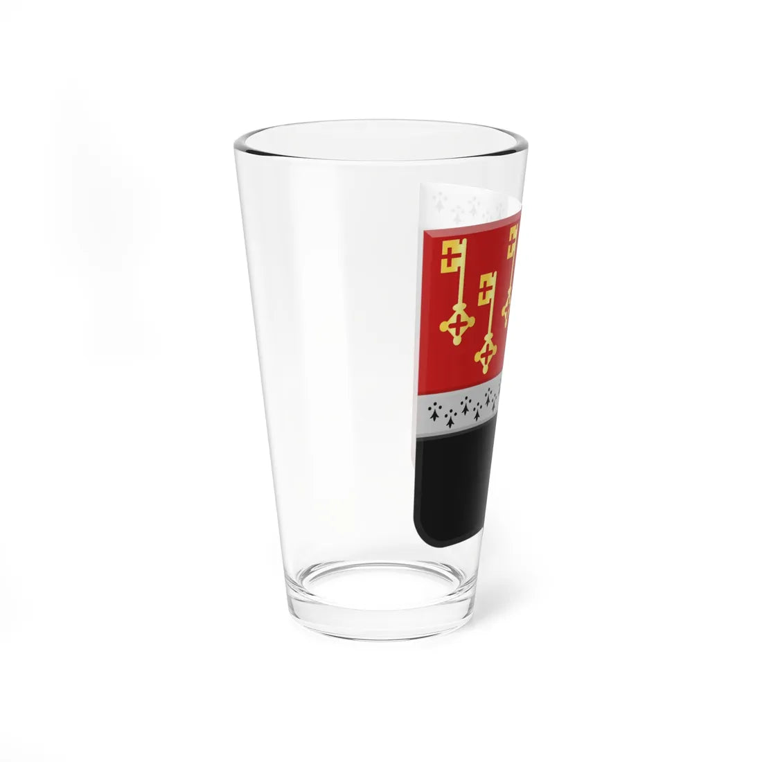 Destelbergen wapen (Belgium) (Coat of Arms) Pint Glass 16oz - Go Mug Yourself