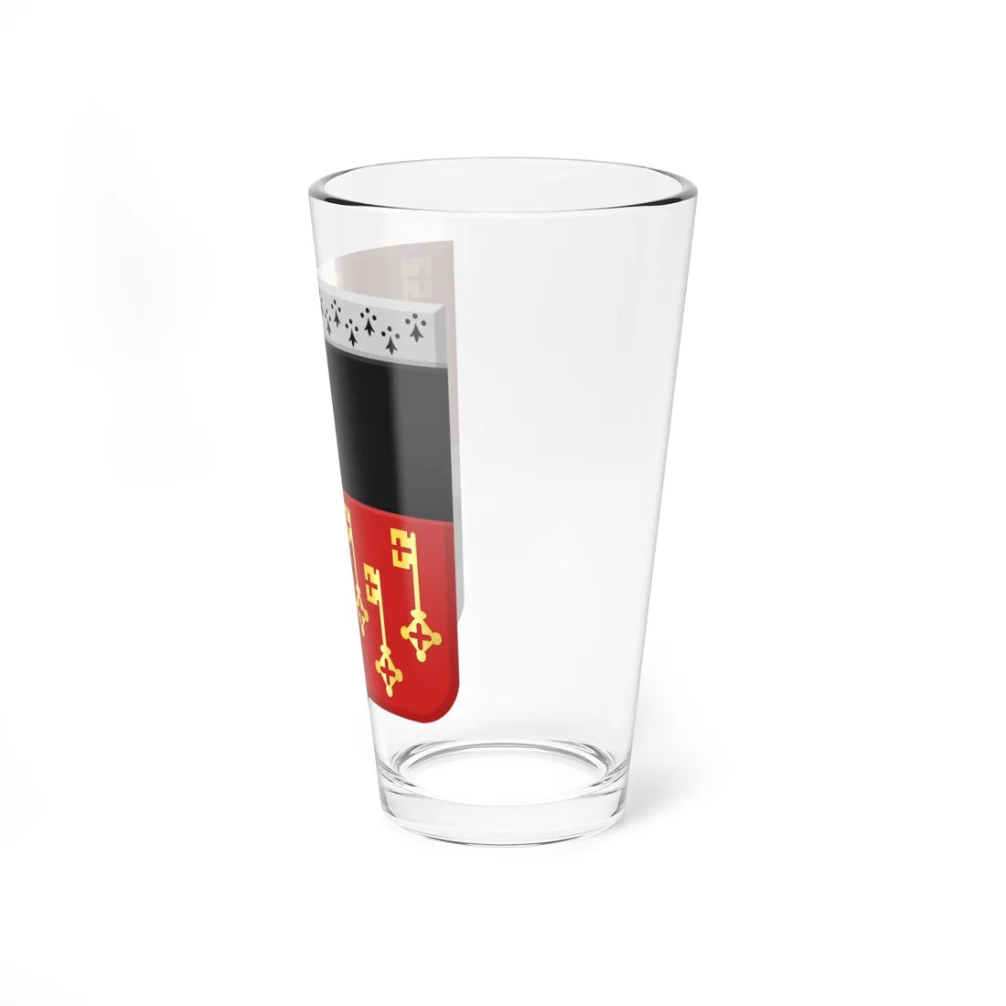 Destelbergen wapen (Belgium) (Coat of Arms) Pint Glass 16oz - Go Mug Yourself