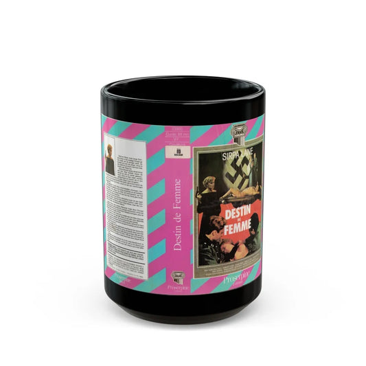 DESTIN DE FEMME (VHS COVER) - Black Coffee Mug-15oz-Go Mug Yourself