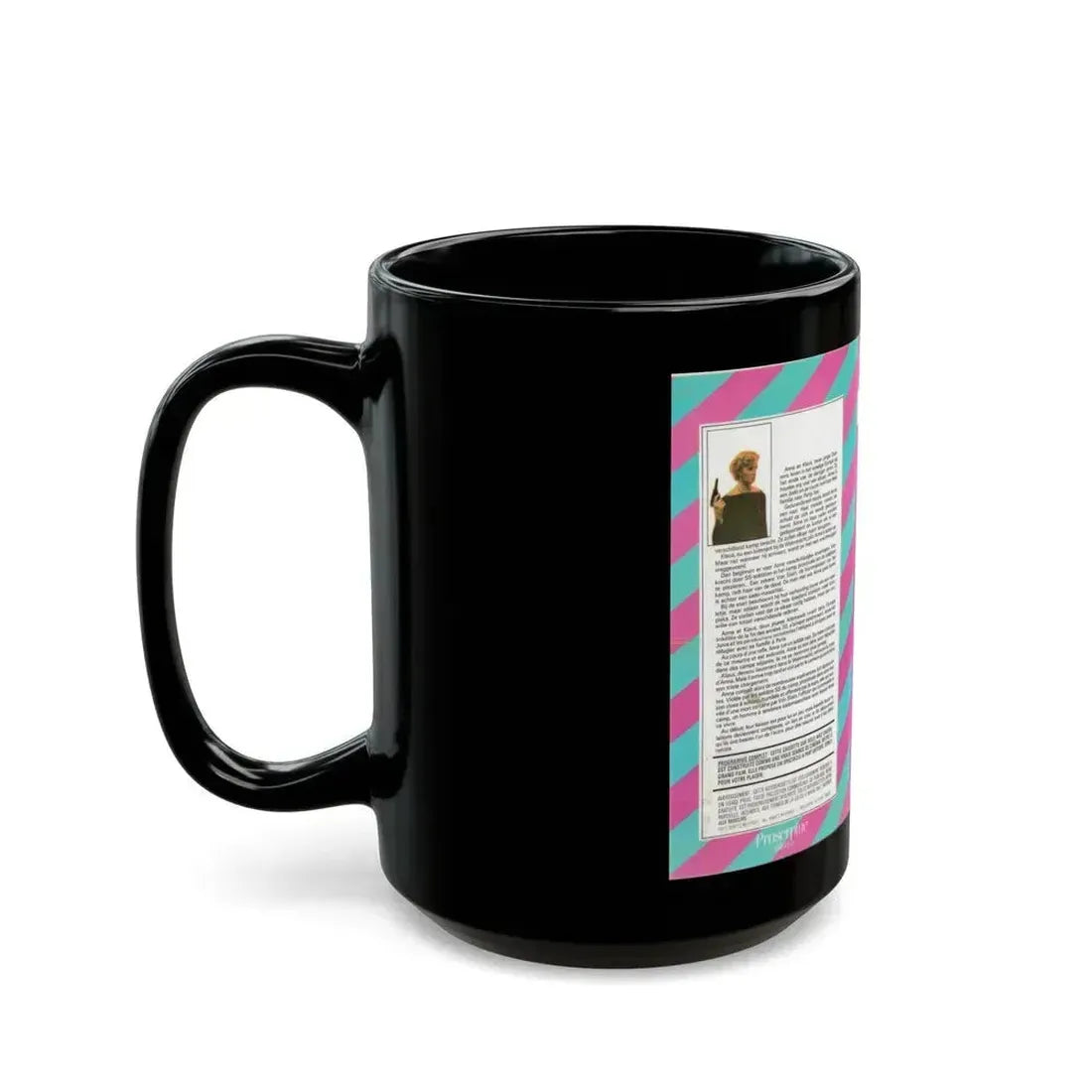 DESTIN DE FEMME (VHS COVER) - Black Coffee Mug - Go Mug Yourself