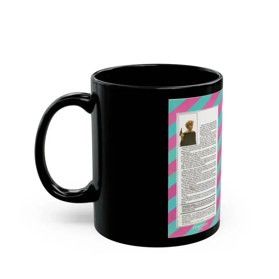 DESTIN DE FEMME (VHS COVER) - Black Coffee Mug - Go Mug Yourself