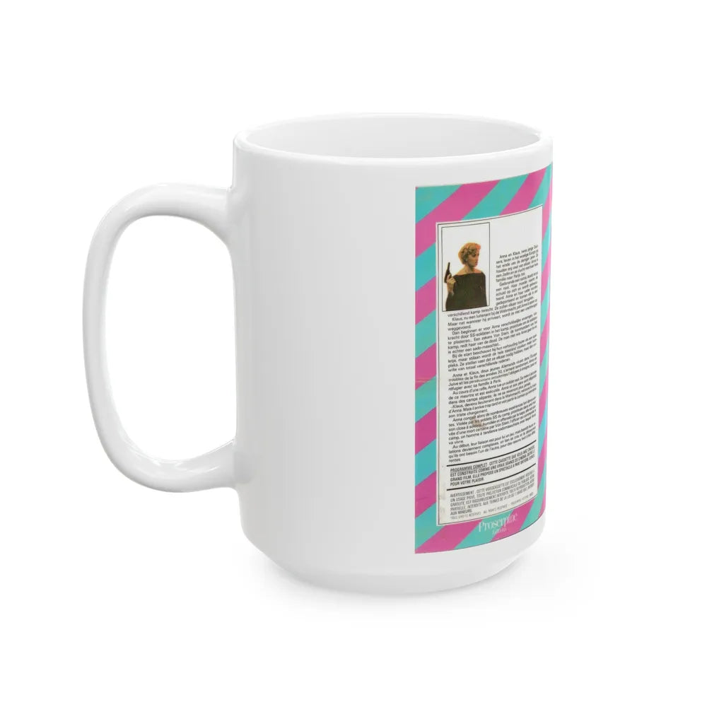 DESTIN DE FEMME (VHS COVER) - White Coffee Mug-Go Mug Yourself