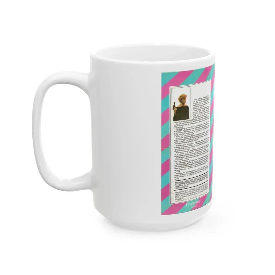 DESTIN DE FEMME (VHS COVER) - White Coffee Mug - Go Mug Yourself