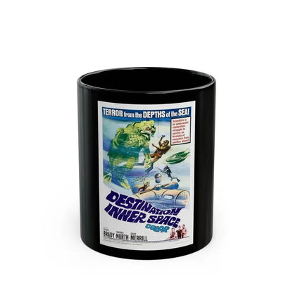 DESTINATION INNER SPACE 1966 Movie Poster - Black Coffee Mug 11oz - Go Mug Yourself