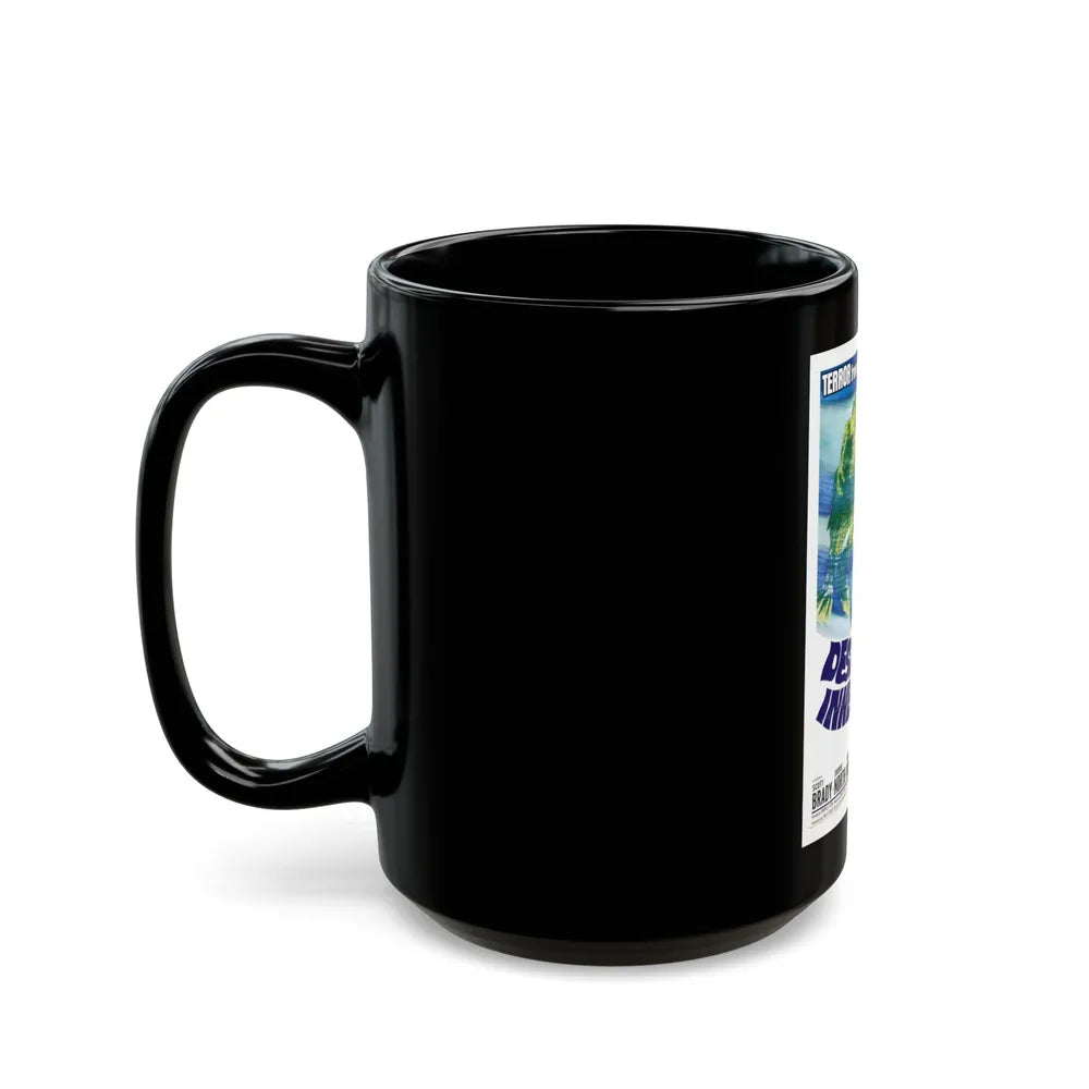 DESTINATION INNER SPACE 1966 Movie Poster - Black Coffee Mug-Go Mug Yourself