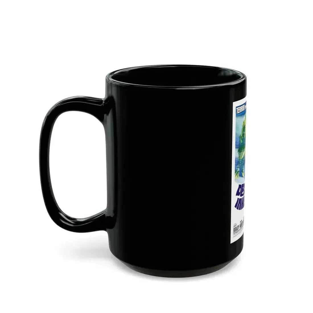 DESTINATION INNER SPACE 1966 Movie Poster - Black Coffee Mug - Go Mug Yourself