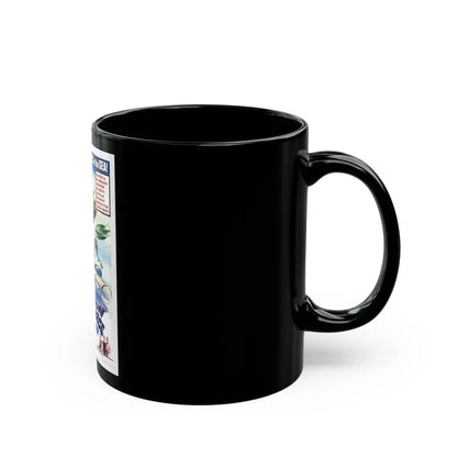 DESTINATION INNER SPACE 1966 Movie Poster - Black Coffee Mug-Go Mug Yourself