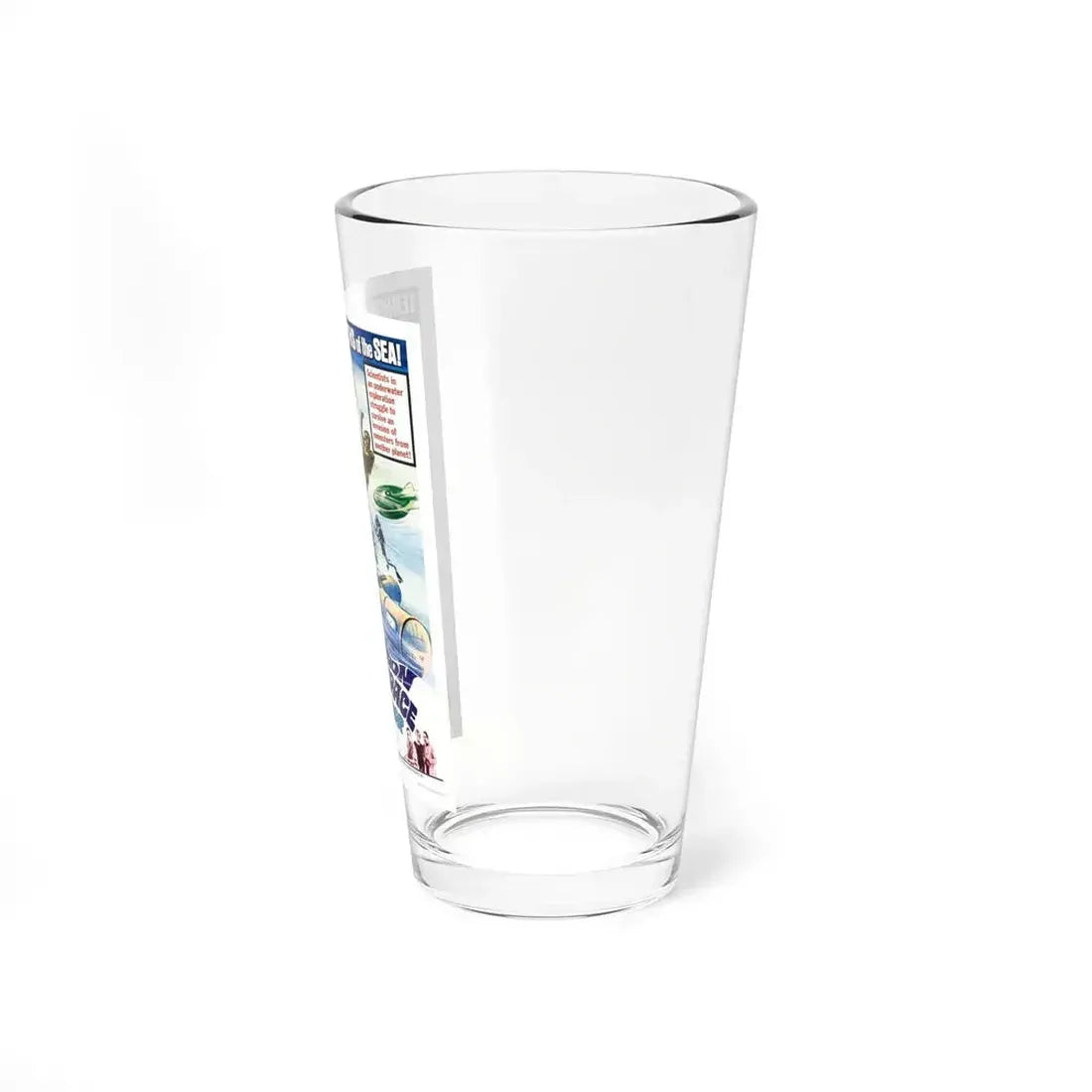DESTINATION INNER SPACE 1966 Movie Poster - Pint Glass 16oz - Go Mug Yourself