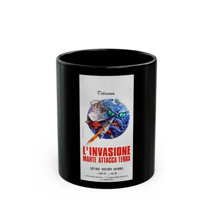DESTINATION INNER SPACE (ITALIAN) 1966 Movie Poster - Black Coffee Mug 11oz - Go Mug Yourself