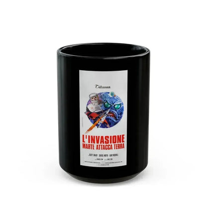 DESTINATION INNER SPACE (ITALIAN) 1966 Movie Poster - Black Coffee Mug 15oz - Go Mug Yourself