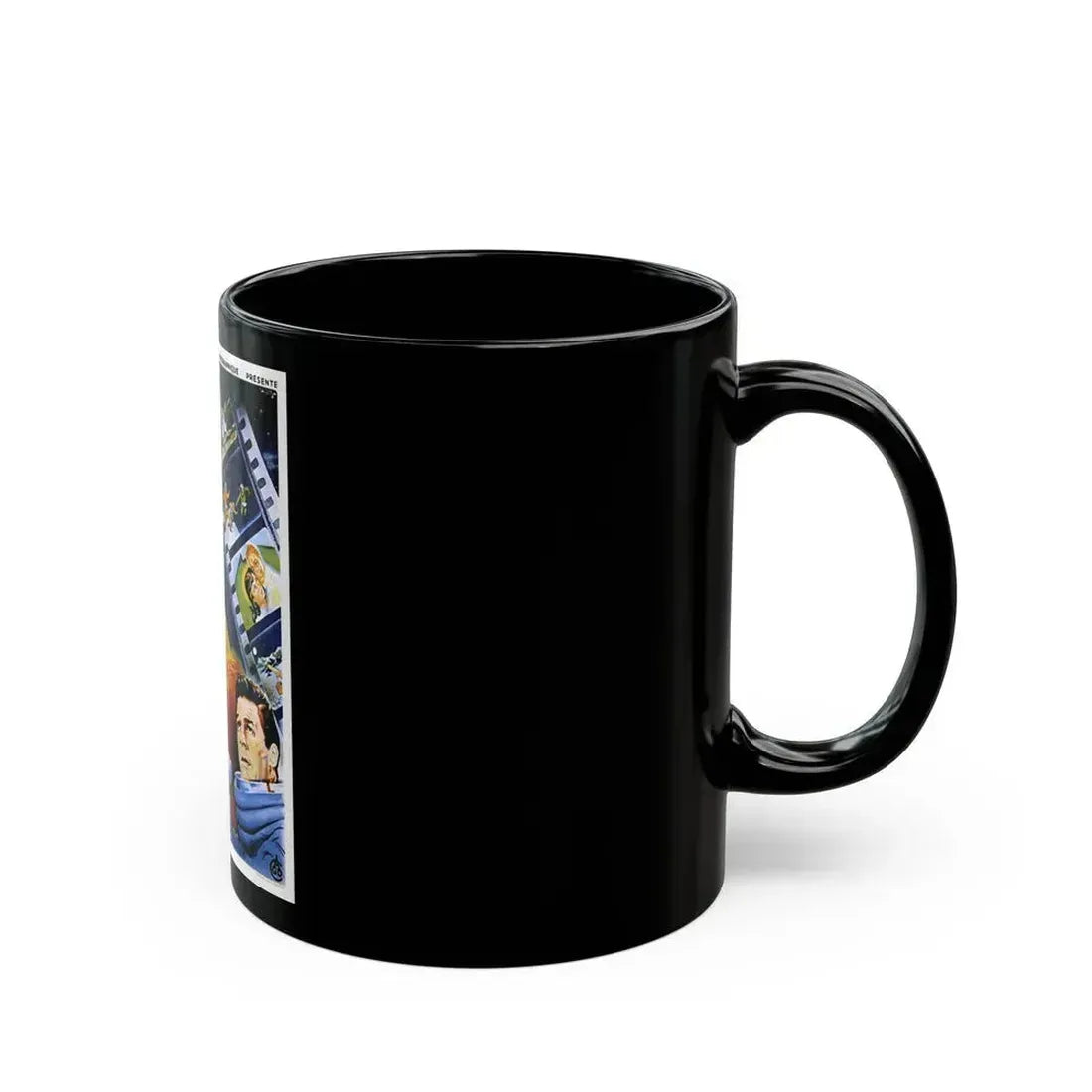 DESTINATION MOON (FRENCH) 1950 Movie Poster - Black Coffee Mug - Go Mug Yourself