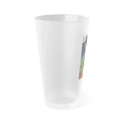 DESTINATION MOON (FRENCH) 1950 Movie Poster - Frosted Pint Glass 16oz - Go Mug Yourself