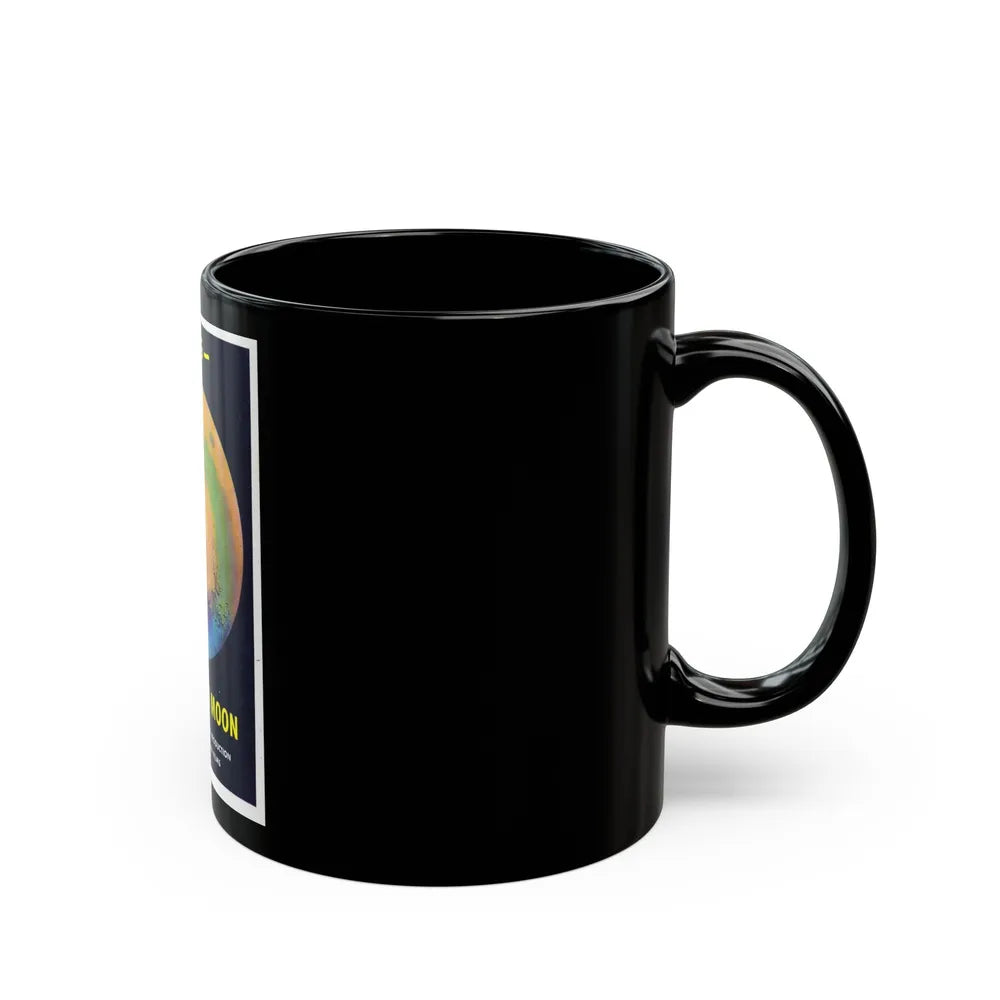 DESTINATION MOON (TEASER) 1950 Movie Poster - Black Coffee Mug-Go Mug Yourself