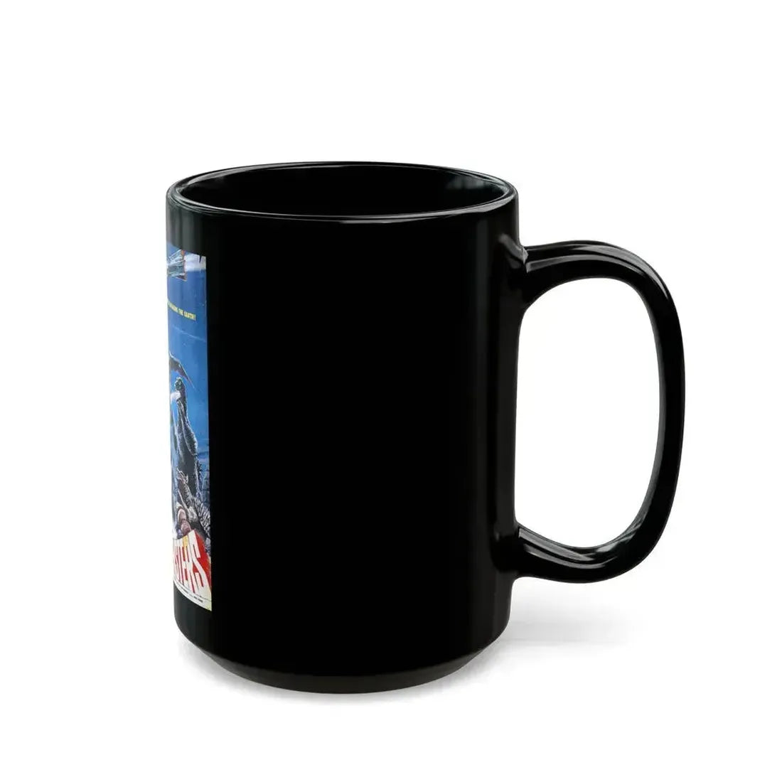 DESTROY ALL MONSTERS (2) GODZILLA 1968 Movie Poster - Black Coffee Mug - Go Mug Yourself