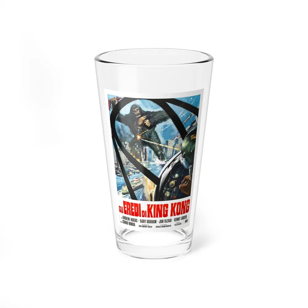 DESTROY ALL MONSTERS (3) GODZILLA 1968 Movie Poster - Pint Glass 16oz-16oz-Go Mug Yourself