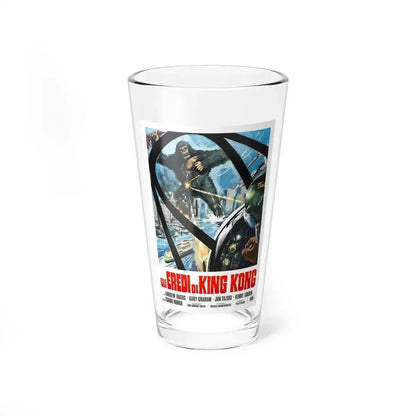 DESTROY ALL MONSTERS (3) GODZILLA 1968 Movie Poster - Pint Glass 16oz 16oz - Go Mug Yourself