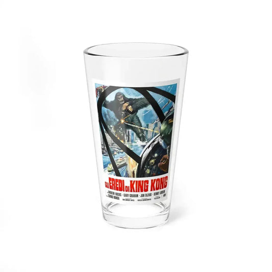 DESTROY ALL MONSTERS (3) GODZILLA 1968 Movie Poster - Pint Glass 16oz 16oz - Go Mug Yourself