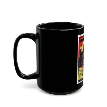 DESTROY ALL MONSTERS (FRENCH GODZILLA) 1968 Movie Poster - Black Coffee Mug - Go Mug Yourself
