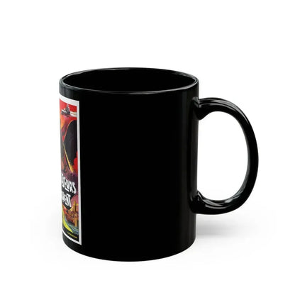 DESTROY ALL MONSTERS (FRENCH GODZILLA) 1968 Movie Poster - Black Coffee Mug - Go Mug Yourself