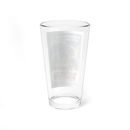 DESTROY ALL MONSTERS (GODZILLA) 1968 Movie Poster - Pint Glass 16oz - Go Mug Yourself