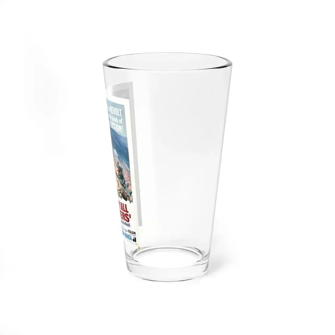 DESTROY ALL MONSTERS (GODZILLA) 1968 Movie Poster - Pint Glass 16oz - Go Mug Yourself