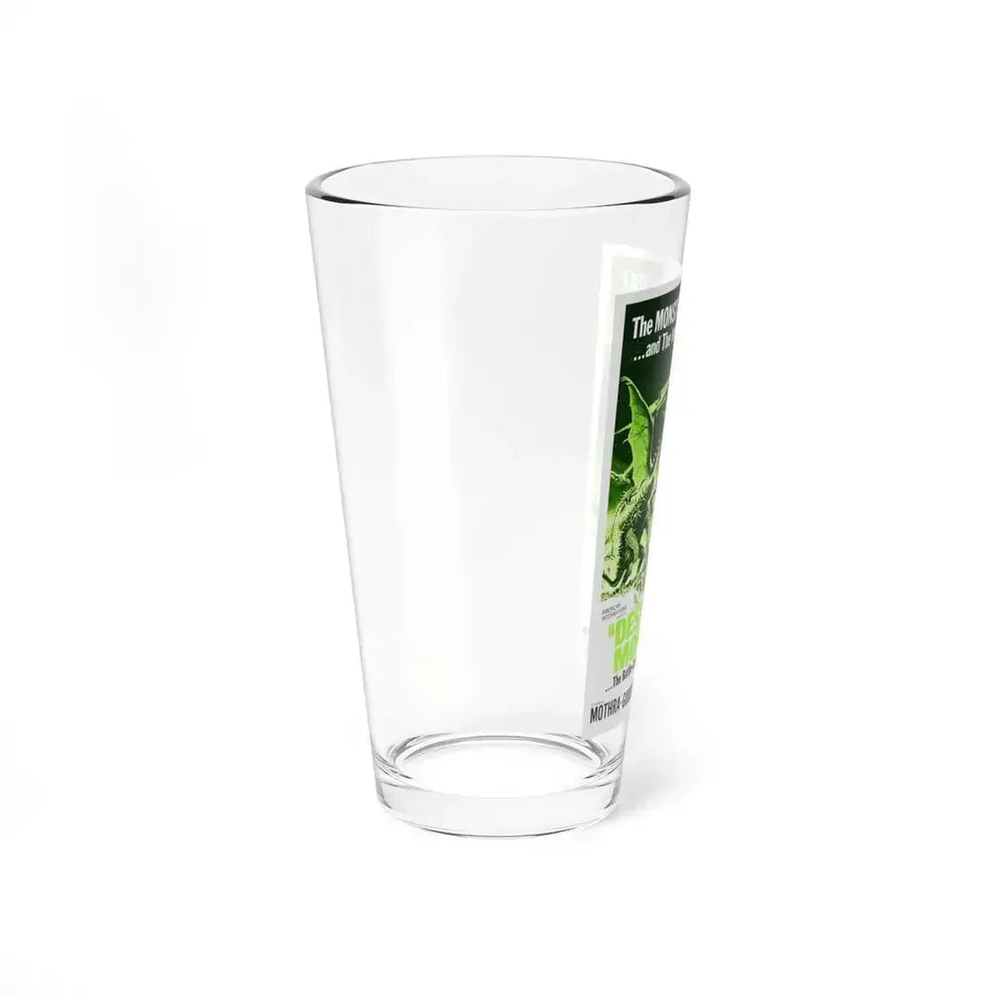 DESTROY ALL MONSTERS (GODZILLA) 2 1968 Movie Poster - Pint Glass 16oz - Go Mug Yourself