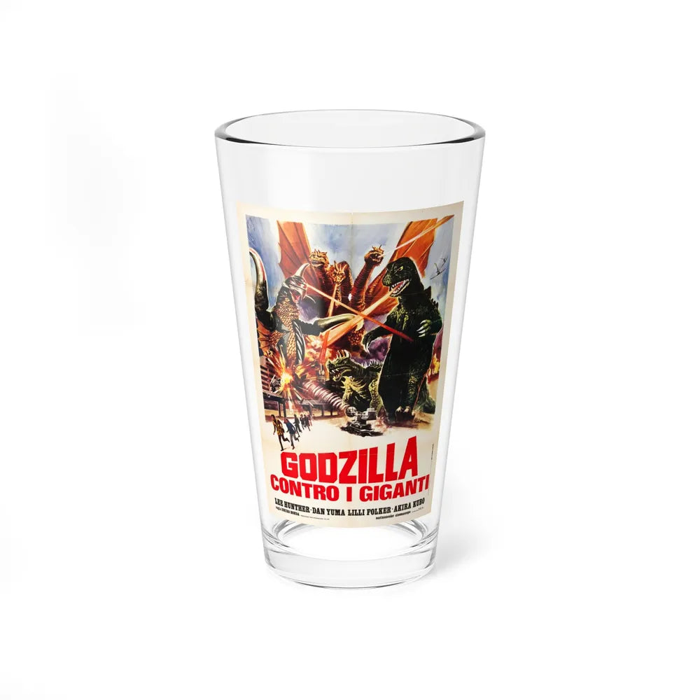 DESTROY ALL MONSTERS (GODZILLA) 3 1968 Movie Poster - Pint Glass 16oz-16oz-Go Mug Yourself