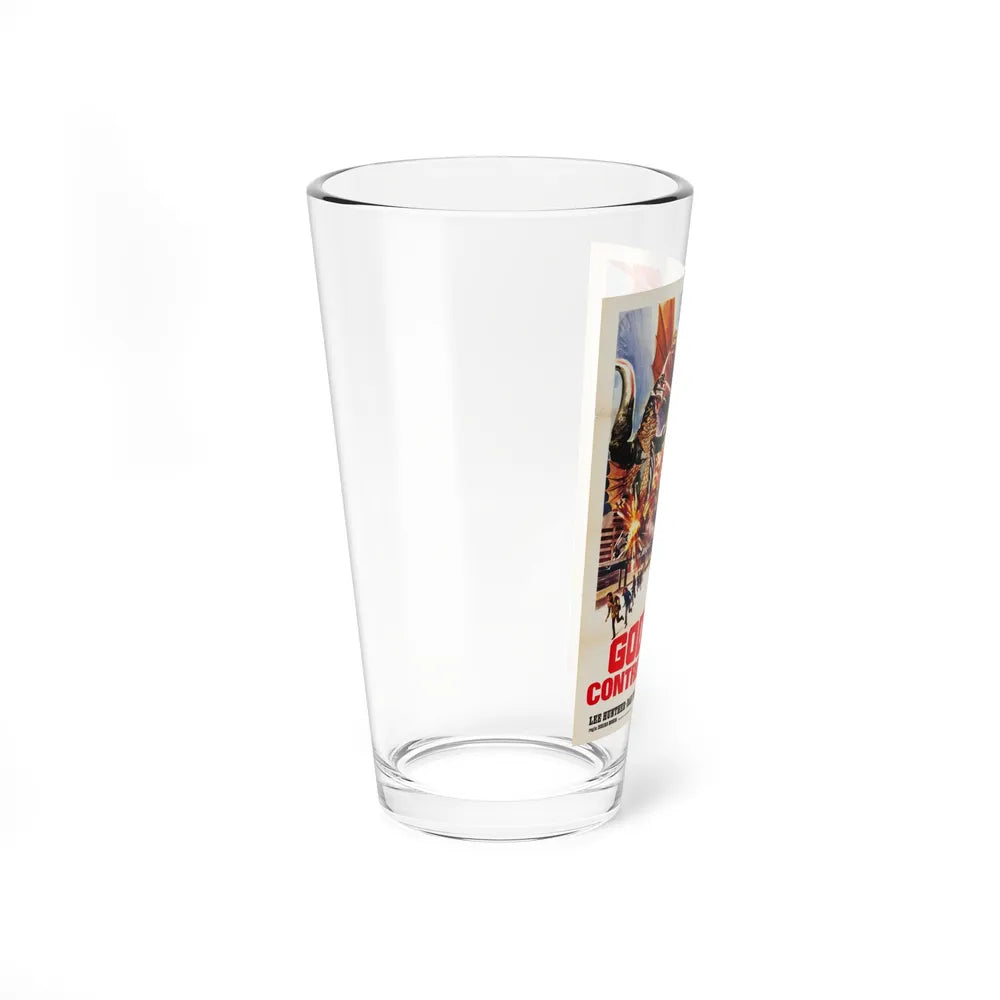 DESTROY ALL MONSTERS (GODZILLA) 3 1968 Movie Poster - Pint Glass 16oz-Go Mug Yourself