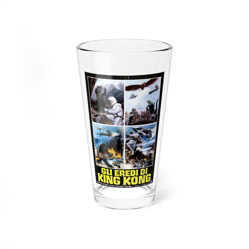 DESTROY ALL MONSTERS (GODZILLA) (ITALIAN) 1968 Movie Poster - Pint Glass 16oz-16oz-Go Mug Yourself