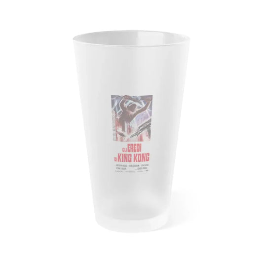DESTROY ALL MONSTERS (GODZILLA) (ITALIAN) 3 1968 Movie Poster - Frosted Pint Glass 16oz Default Title - Go Mug Yourself