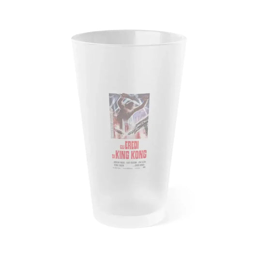 DESTROY ALL MONSTERS (GODZILLA) (ITALIAN) 3 1968 Movie Poster - Frosted Pint Glass 16oz Default Title - Go Mug Yourself
