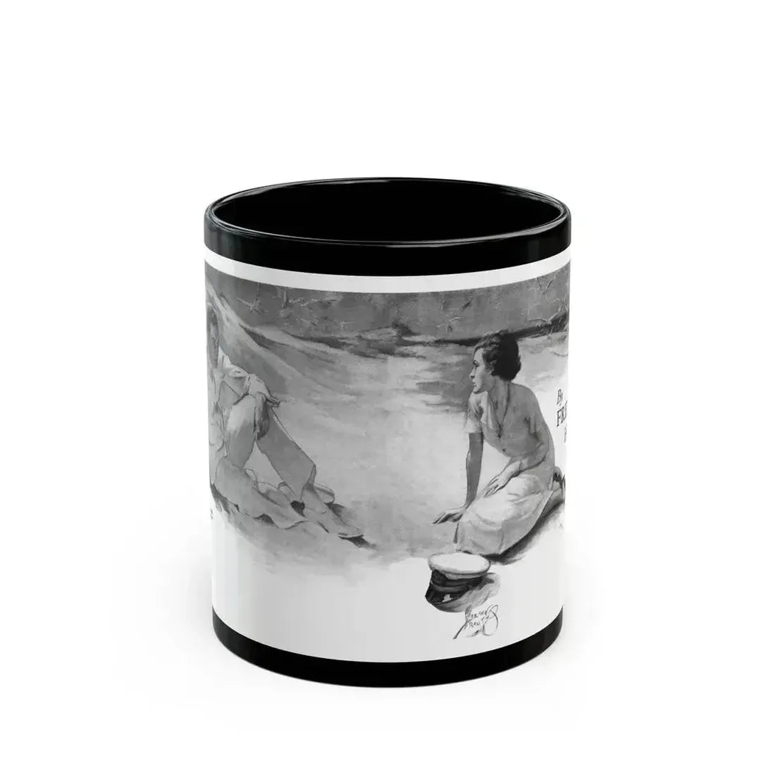 Destroyer, Liberty magazine, March 10, 1934 - Black Coffee Mug 11oz - Go Mug Yourself