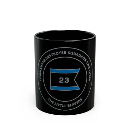 Destroyer Sq 23 COMDESRON 23 (U.S. Navy) Black Coffee Mug-11oz-Go Mug Yourself