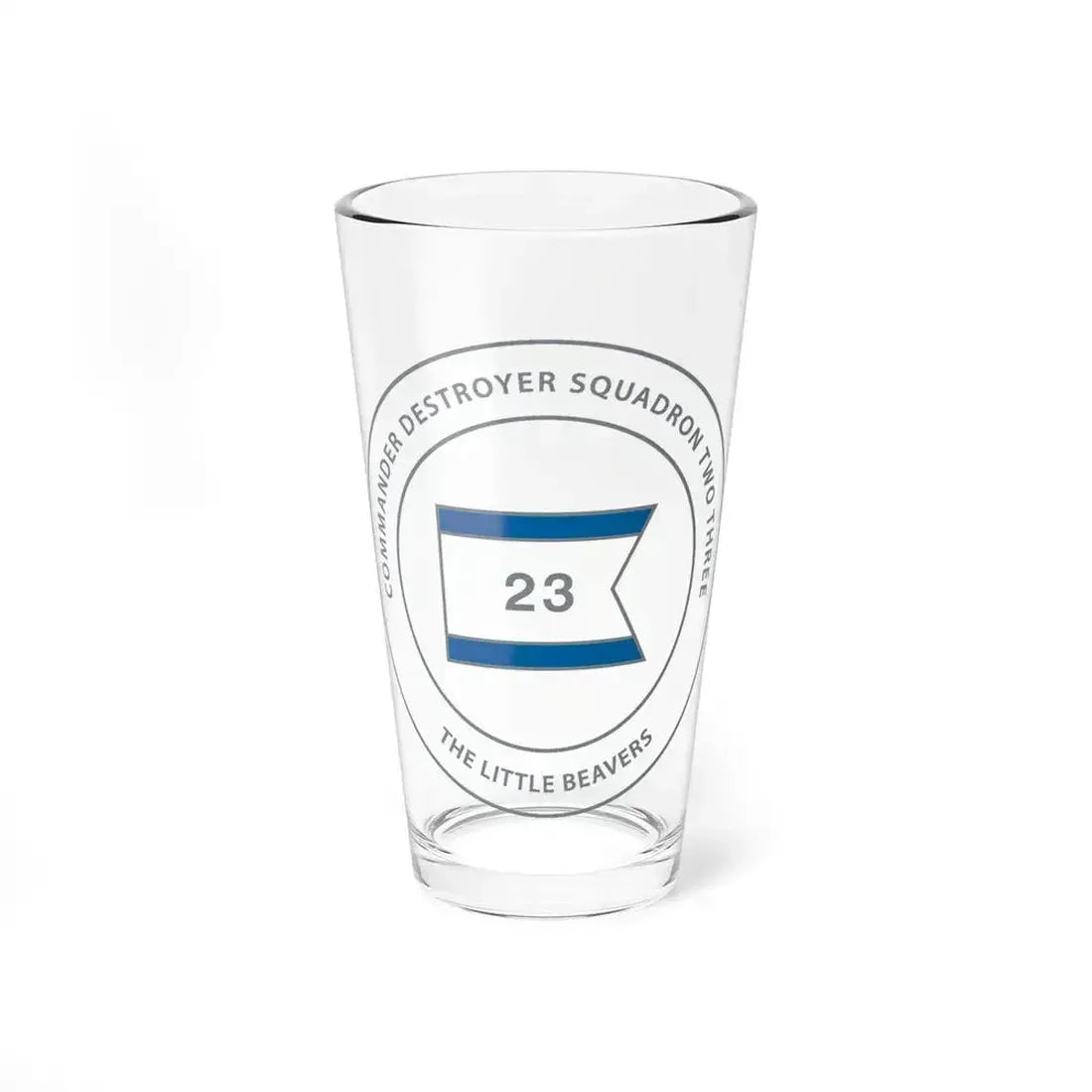 Destroyer Sq 23 COMDESRON 23 (U.S. Navy) Pint Glass 16oz 16oz - Go Mug Yourself