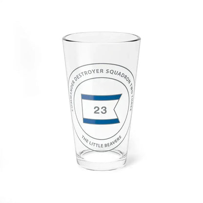 Destroyer Sq 23 COMDESRON 23 (U.S. Navy) Pint Glass 16oz 16oz - Go Mug Yourself