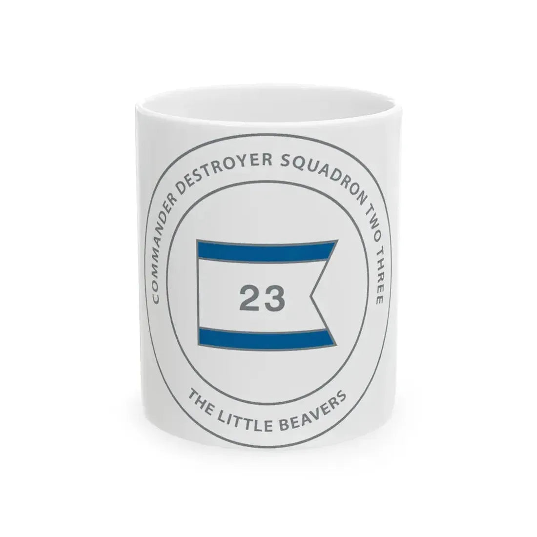 Destroyer Sq 23 COMDESRON 23 (U.S. Navy) White Coffee Mug 11oz - Go Mug Yourself