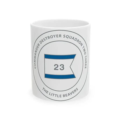Destroyer Sq 23 COMDESRON 23 (U.S. Navy) White Coffee Mug 11oz - Go Mug Yourself