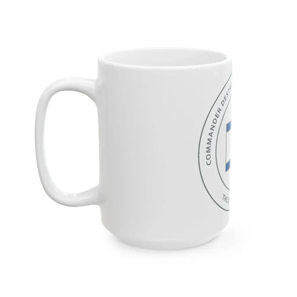 Destroyer Sq 23 COMDESRON 23 (U.S. Navy) White Coffee Mug - Go Mug Yourself