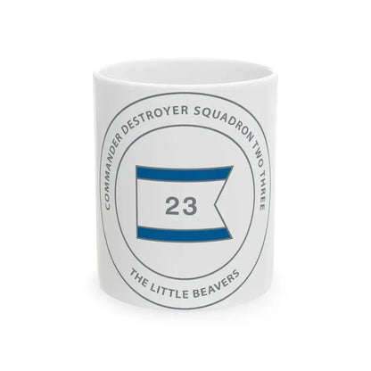 Destroyer Sq 23 COMDESRON 23 (U.S. Navy) White Coffee Mug - Go Mug Yourself
