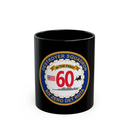 Destroyer Sq 60 Det Rota (U.S. Navy) Black Coffee Mug-11oz-Go Mug Yourself